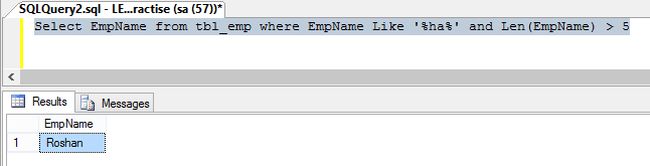  Length greater than 5